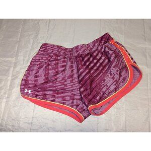 Under Armour Womens Size Small Pink Perfect Pace Running Shorts Heatgear Lined